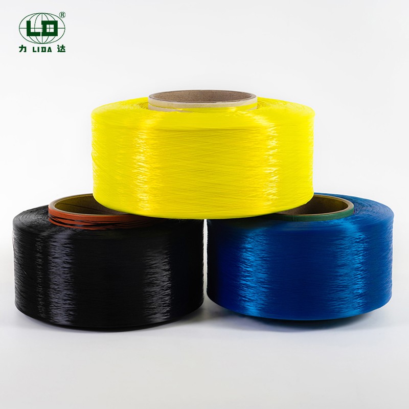 Kiʻekiʻe Paʻa Haʻahaʻa Haʻahaʻa Kūʻē Anti UV Polyester Filament Yarn